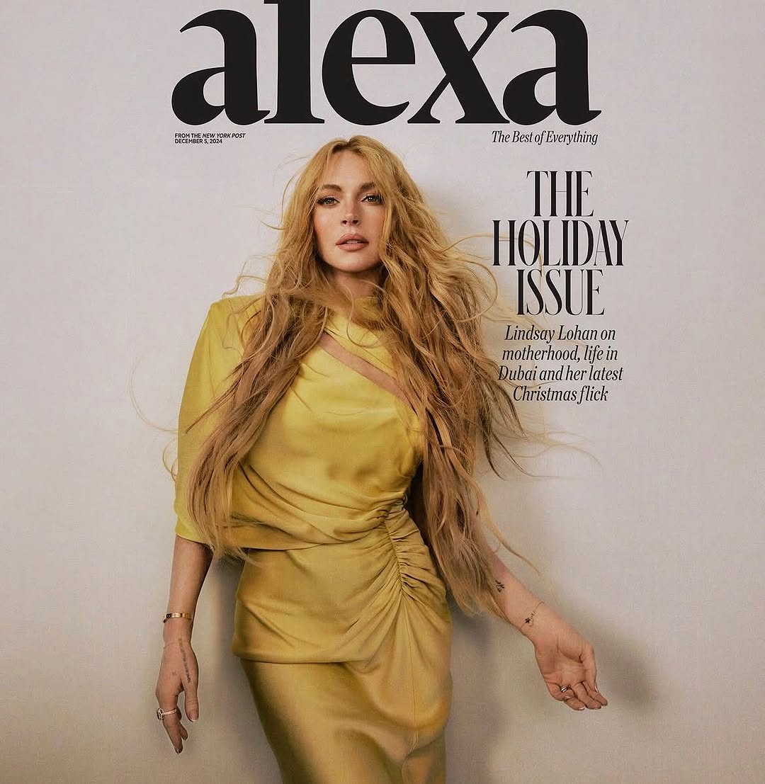 Lindsay Lohan on new Christmas movie, life in Dubai with husband and son