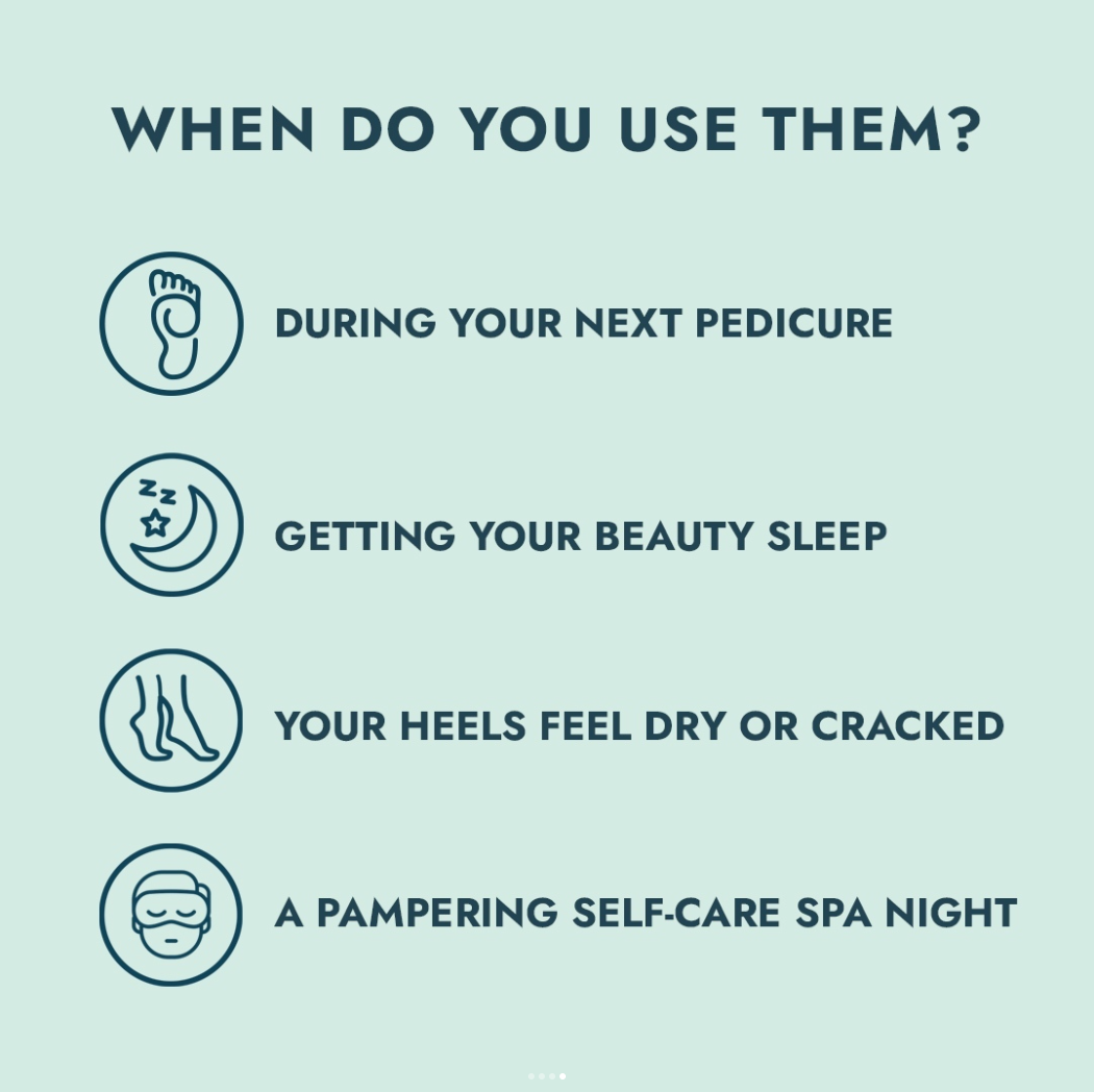 Moisturizing Heel Socks Pink