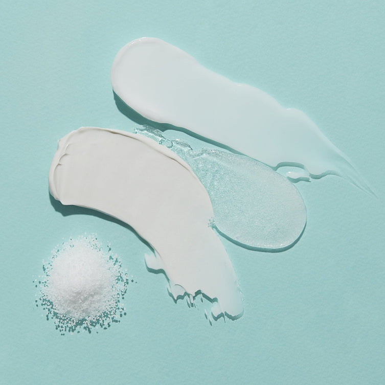 Product texture of Salt, Scrub Mud masque, Massage butter