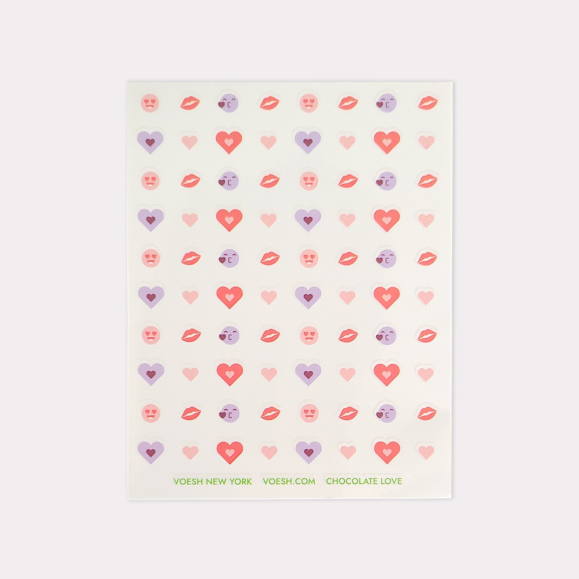 Chocolate Love Nail Art Stickers