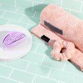 Absorbent Hair Towel, Scrunchie, and Scalp Massager Set