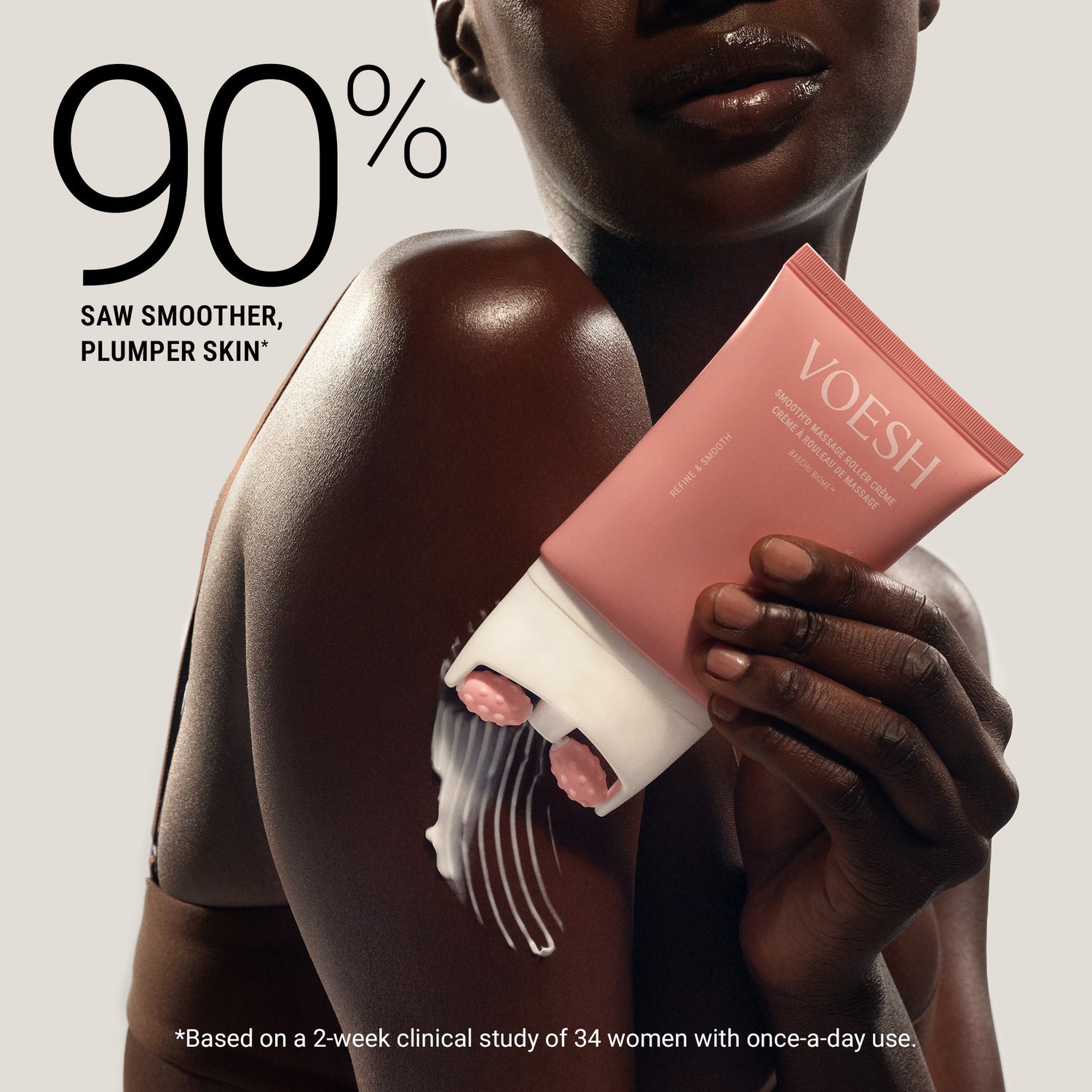 Smooth'd Massage Roller Crème