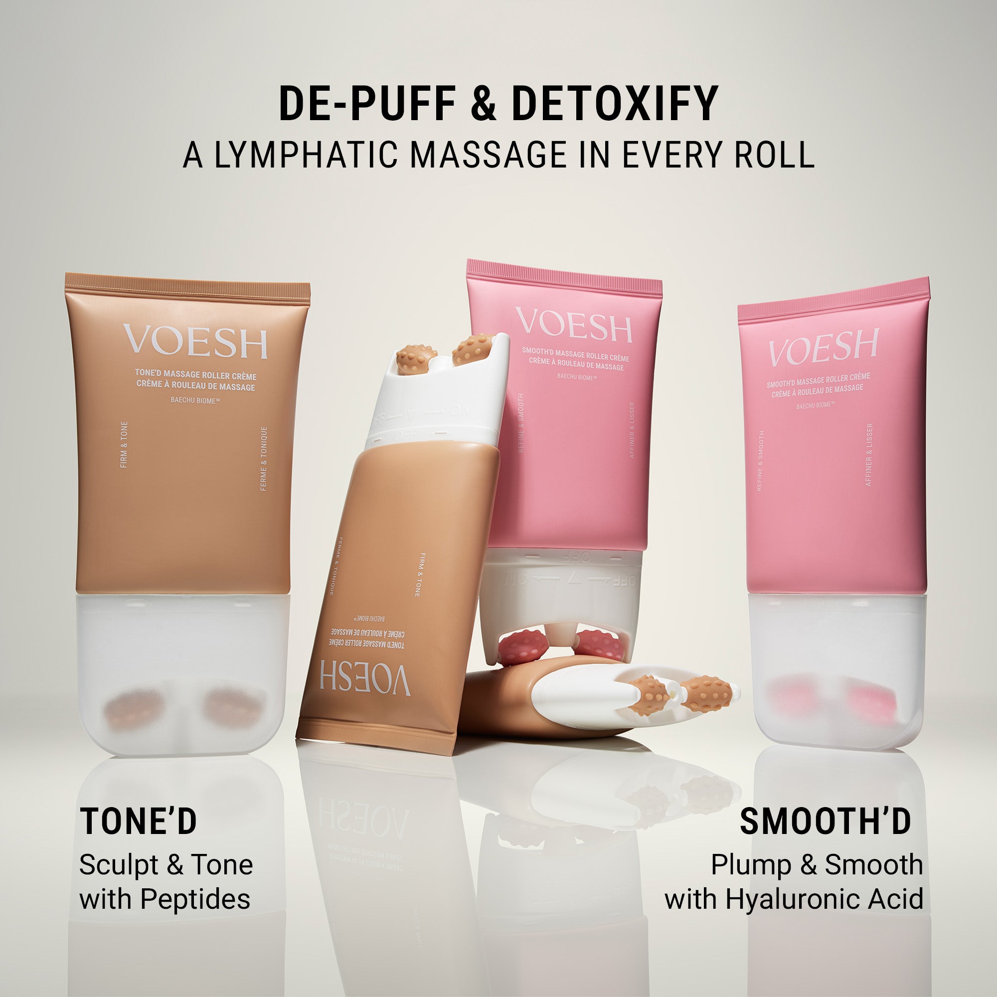 ボディ・フェイスケア smoothskin Smooth'd Massage Roller Creme Body Lotion | VOESH