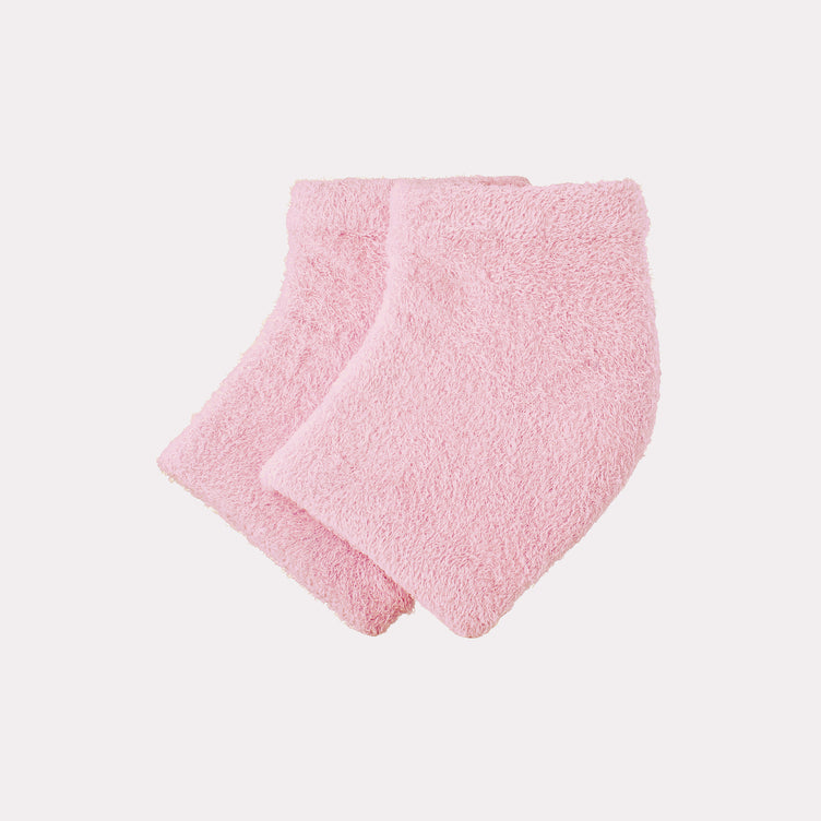 Pink Moisturizing Heel Socks