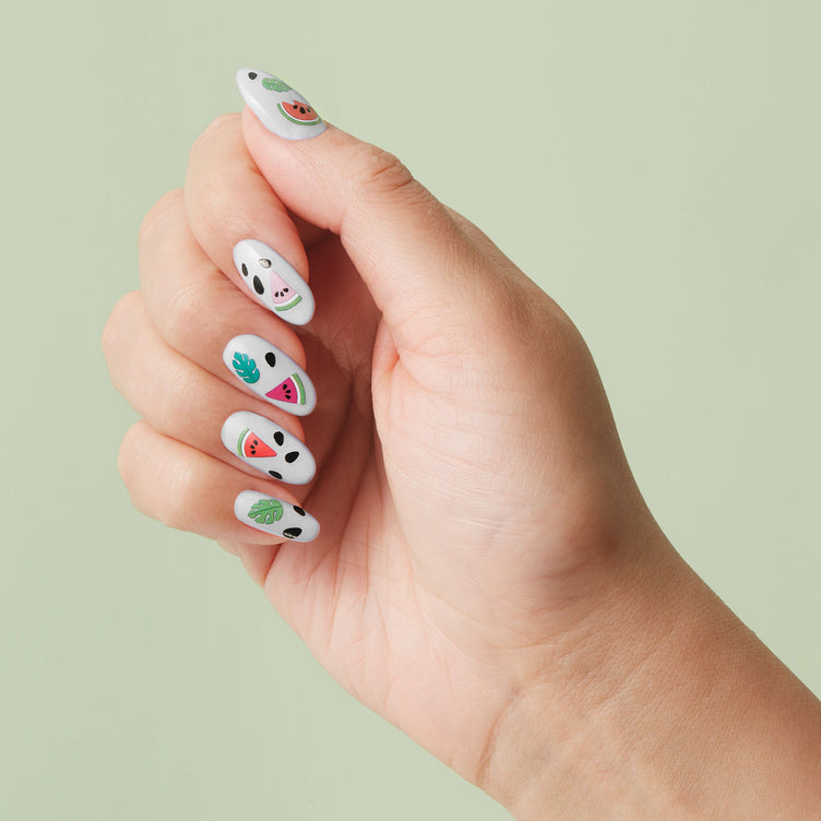 watermelon burst nail stickers