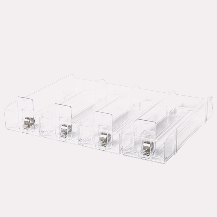 Clear Pusher Display Stand + Shelf Talker