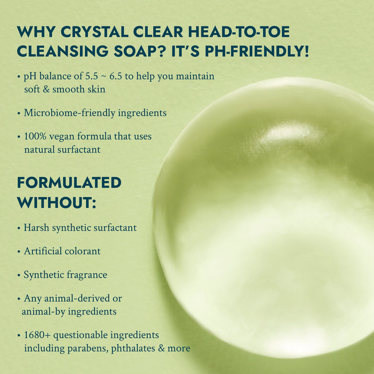 Crystal Clear Head-To-Toe Cleansing Soap