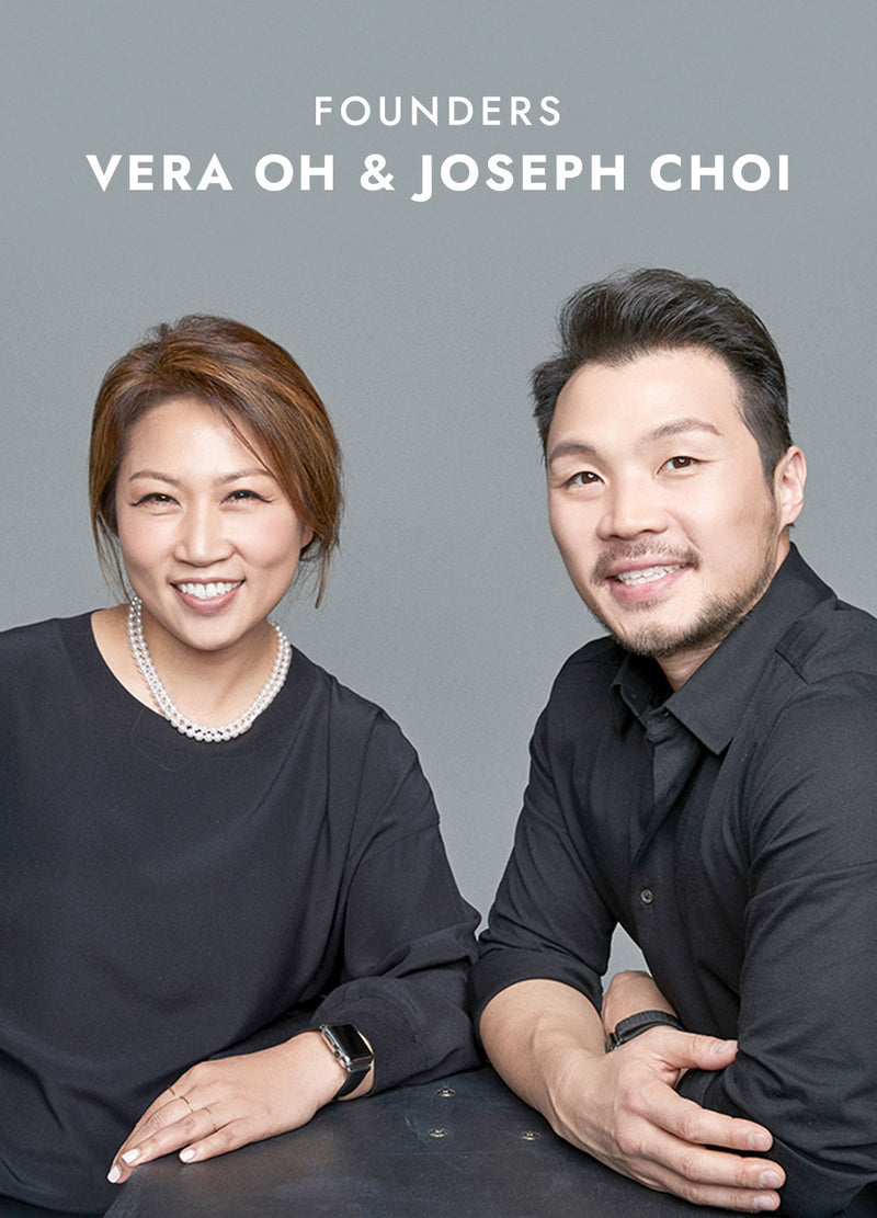 Portrait of Vera Oh and Joseph Choi, founders of Voesh