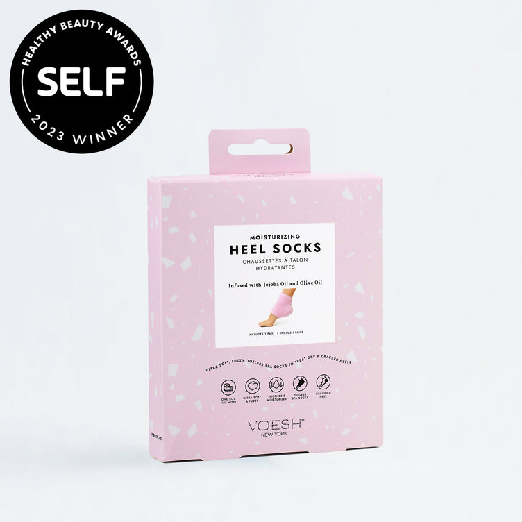 Moisturizing Heel Socks-Pink