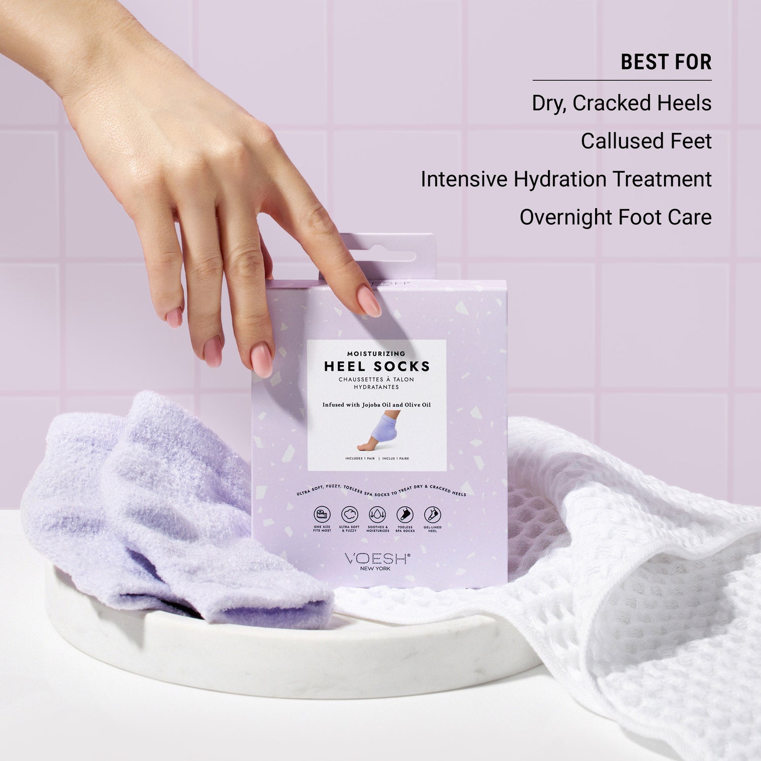 Moisturizing Heel Socks