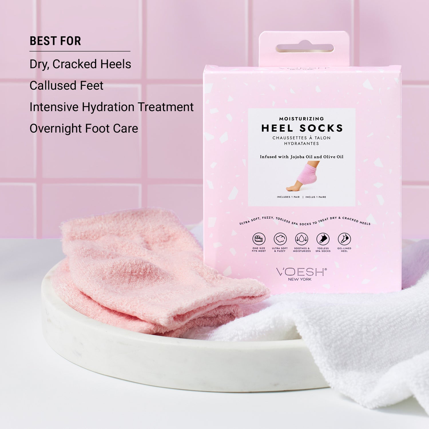 Moisturizing Heel Socks