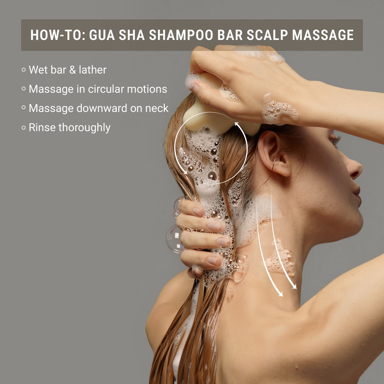 Gua Sha Shampoo Bar