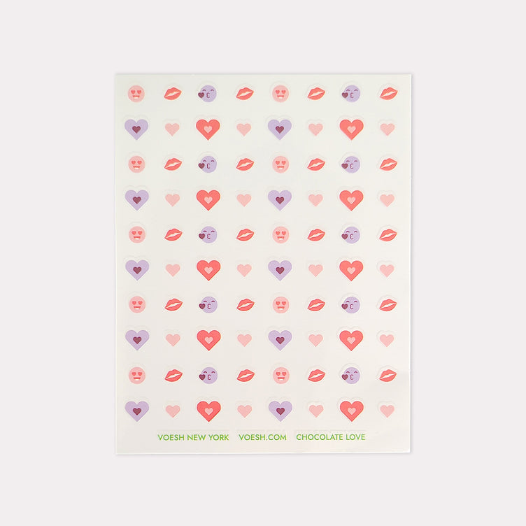Chocolate Love Nail Art Stickers