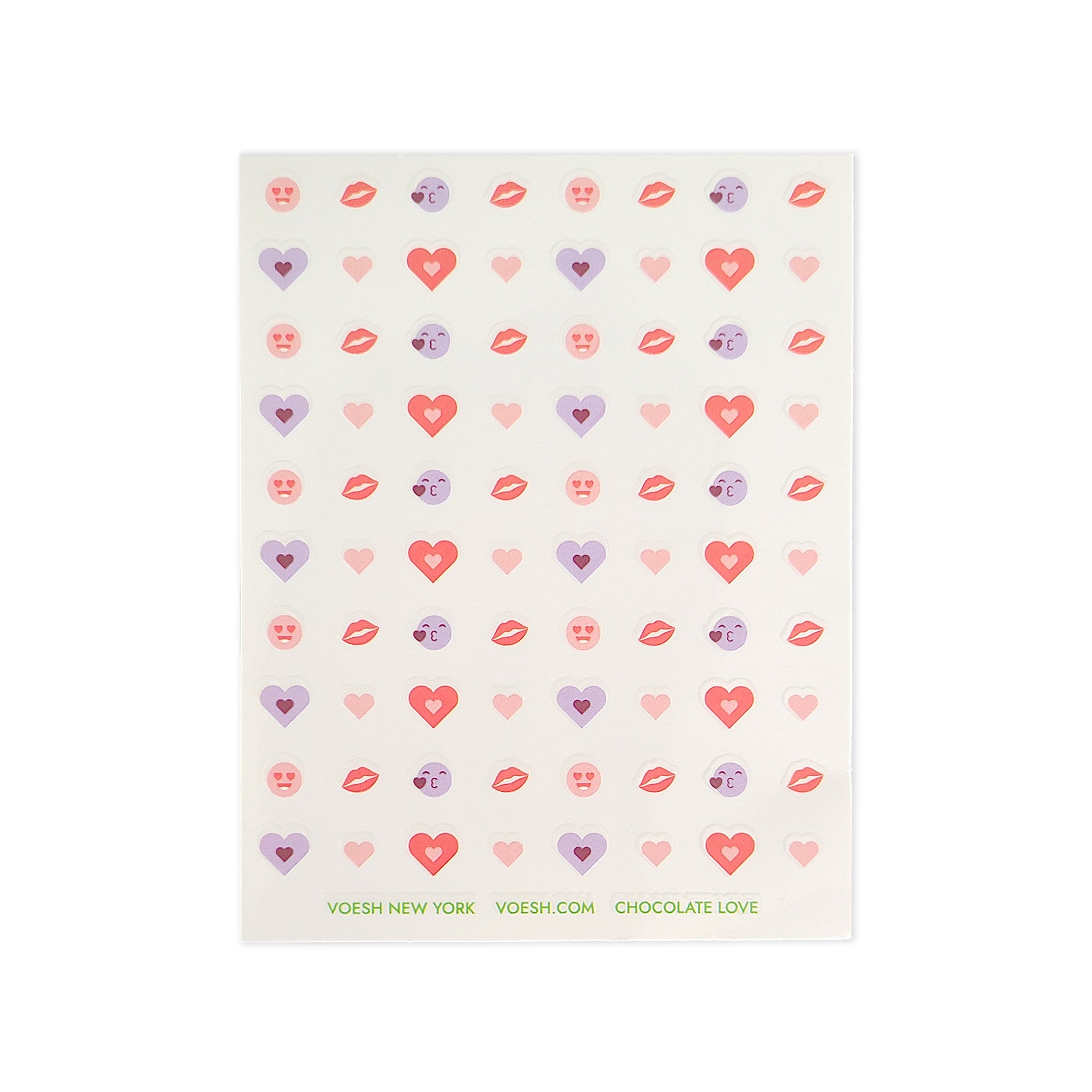 Chocolate Love Nail Art Stickers